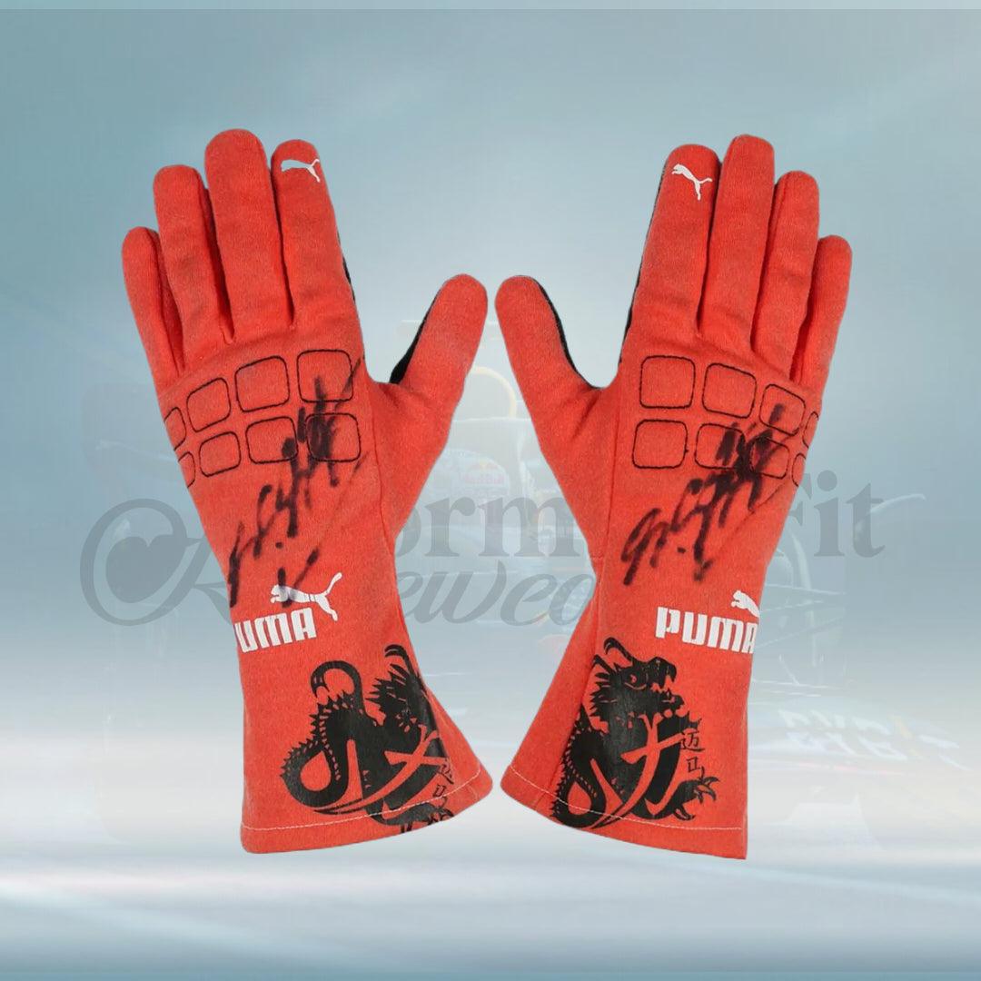 Gants Réplique Michael Schumacher Mercedes 2012 – Neufs Et Signés