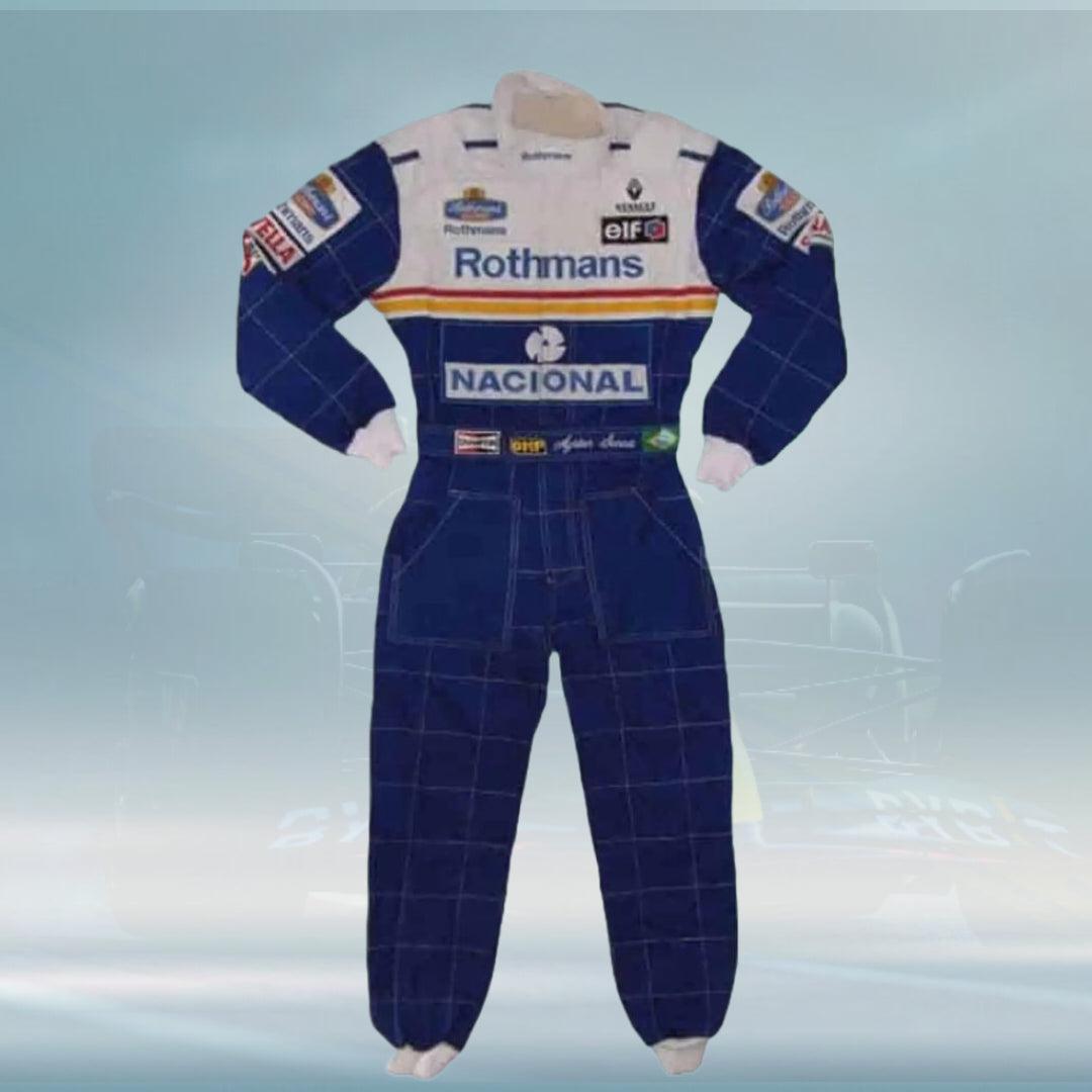 Ayrton Senna 1994 racing suit Embroidery / Team Williams F1