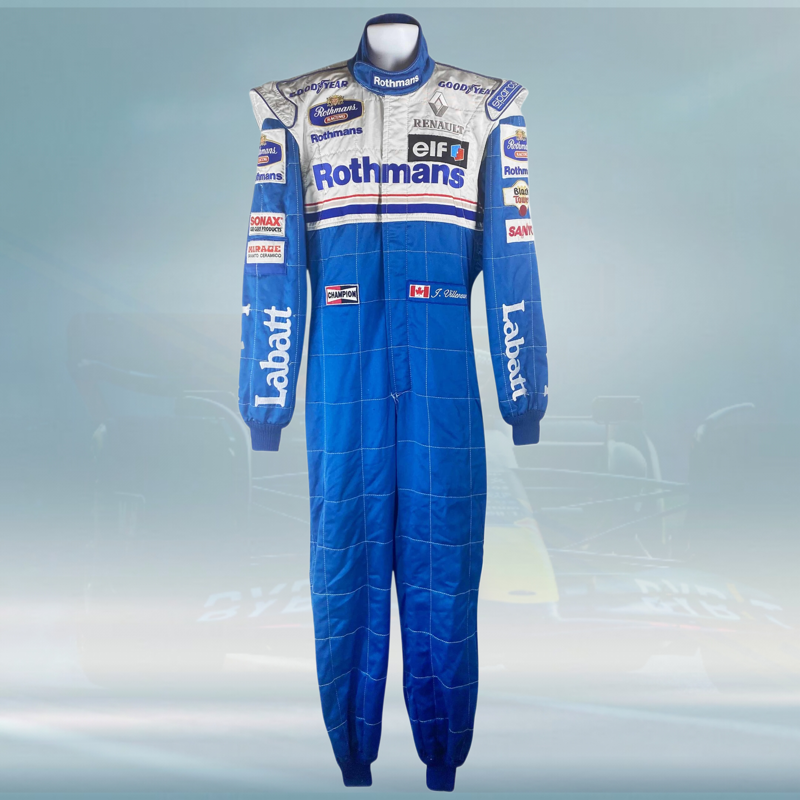 1996 Jacques Villeneuve Race Rothmans Williams Renault F1 Suit
