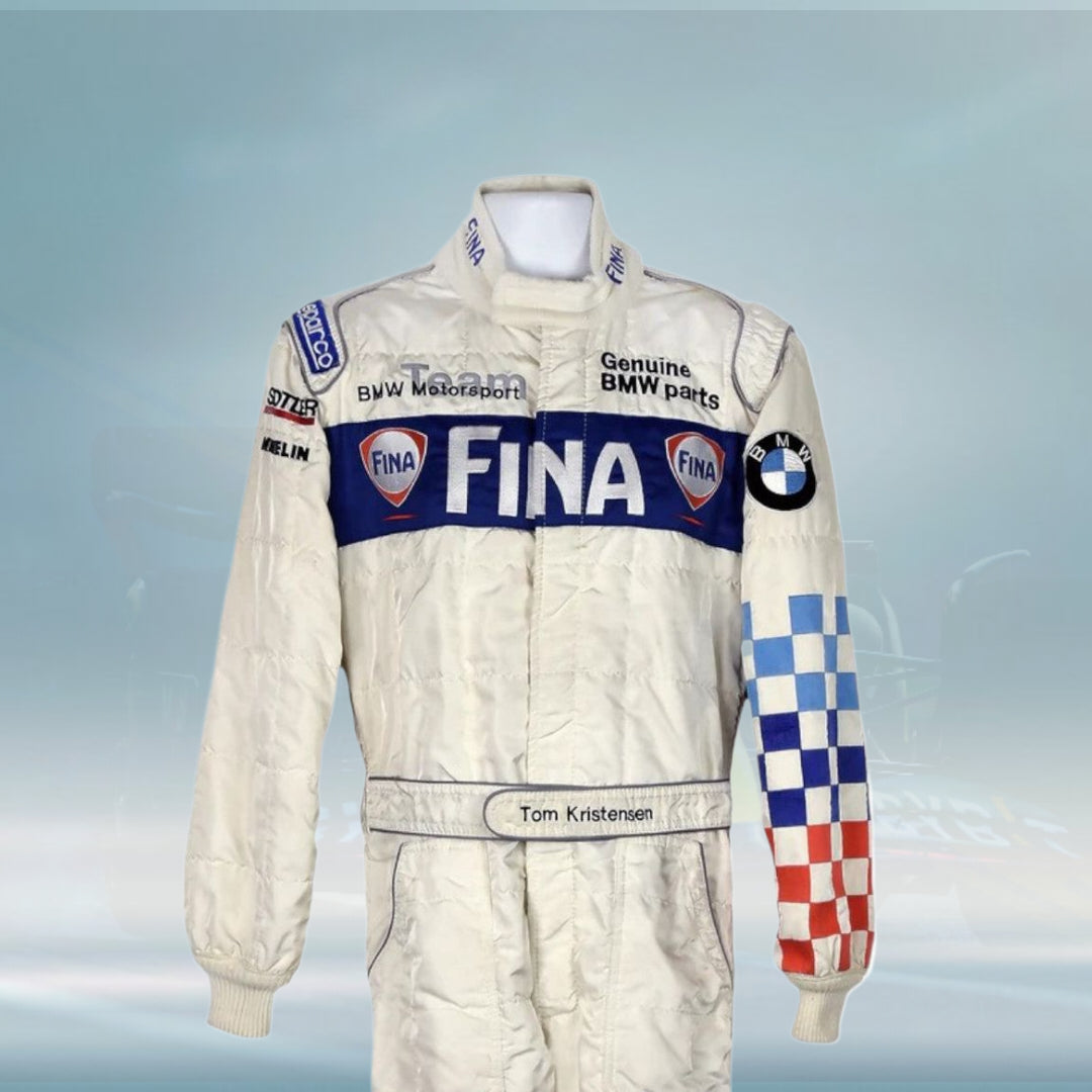 1998 Tom Kristensen Team BMW Motorsport Race Suit Embriodery