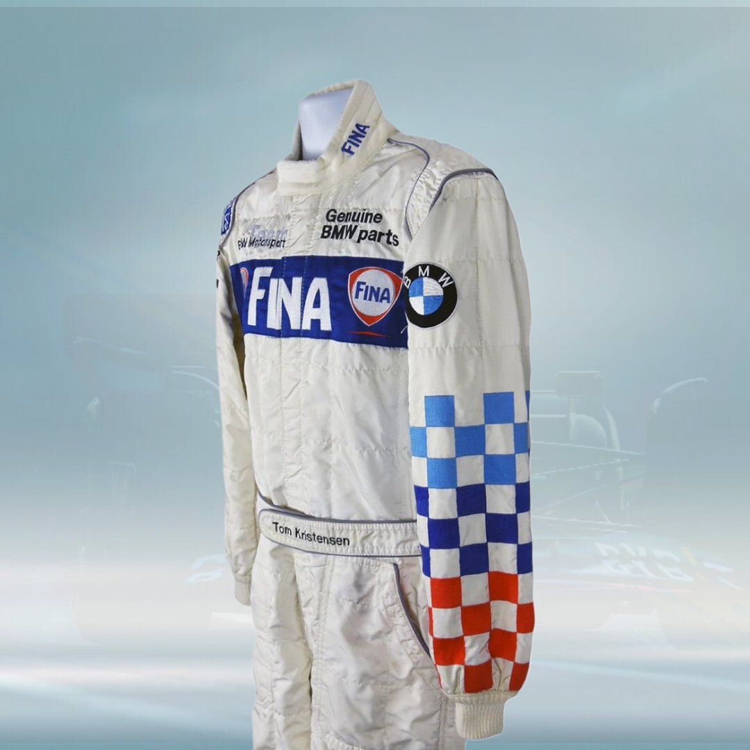 1998 Tom Kristensen Team BMW Motorsport Race Suit Embriodery