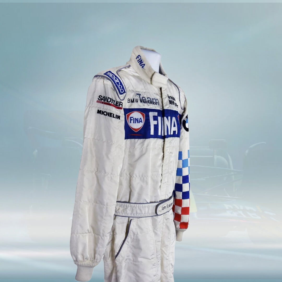 1998 Tom Kristensen Team BMW Motorsport Race Suit Embriodery