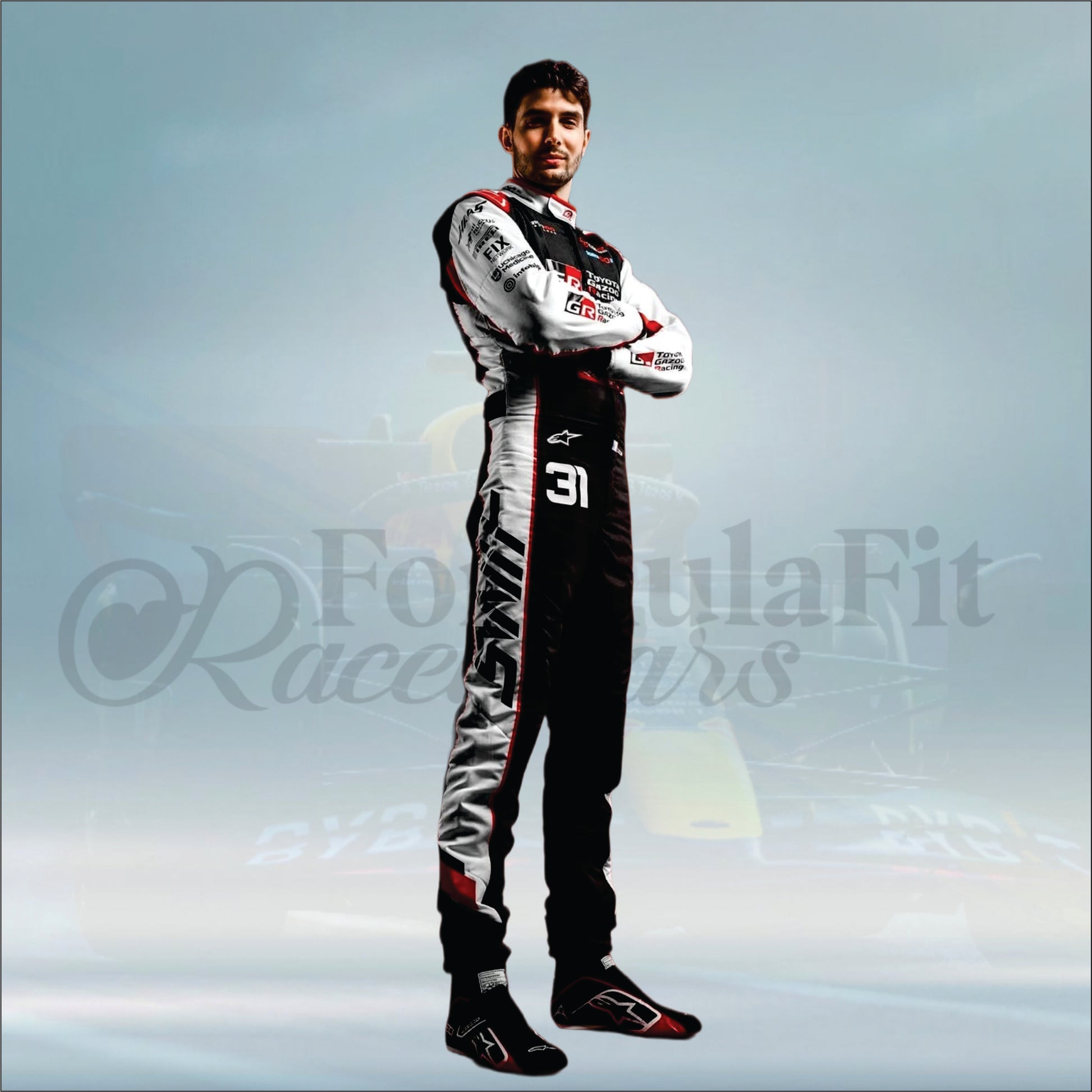 Esteban Ocon 2026 MoneyGram Haas F1 Team Race Suit
