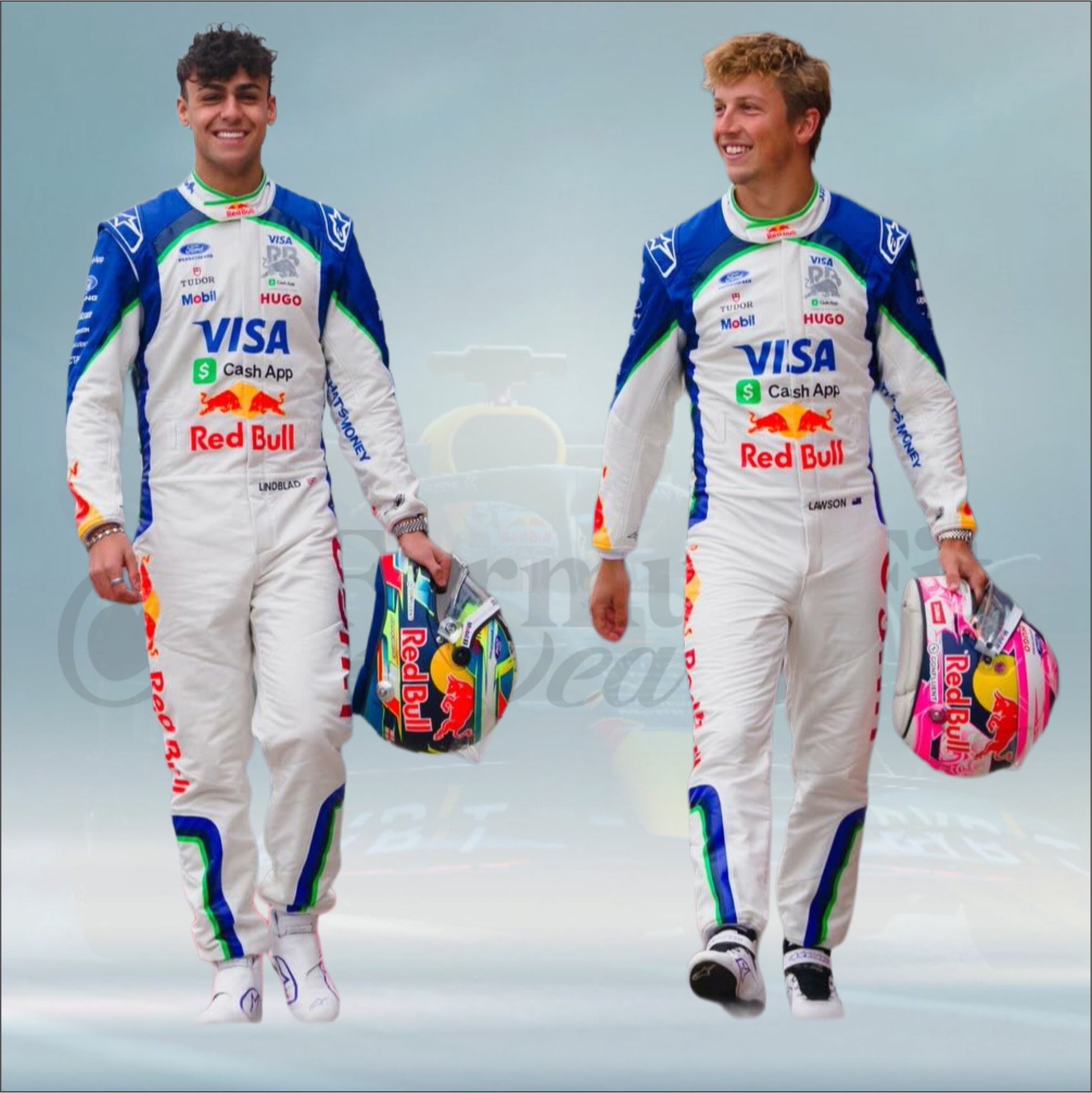 Liam Lawson 2026 Visa Cash App F1 Racing Suit