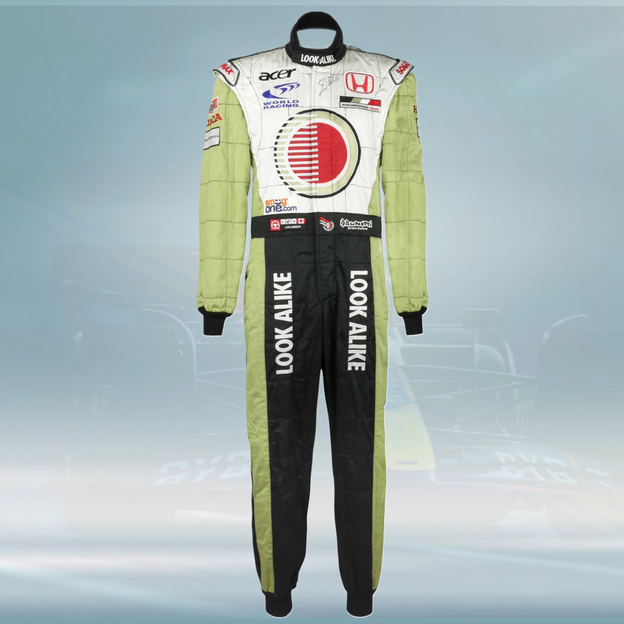 2002 Jacques Villeneuve Race BAR Honda F1 Suit