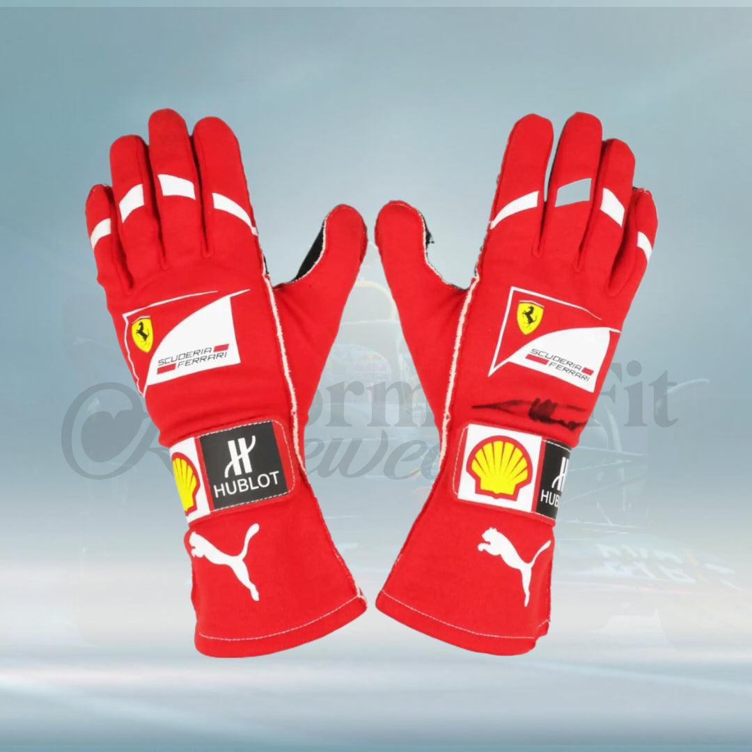 2014 Fernando Alonso Race Scuderia Ferrari F1 Gloves - FormulaFit Raceweras