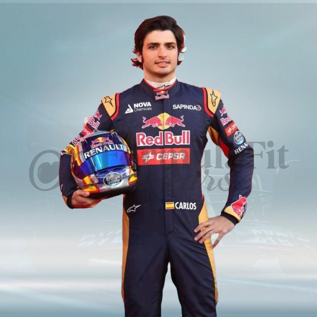 Carlos Sainz Red Bull 2015 F1 Team Racing Suit - FormulaFit Raceweras