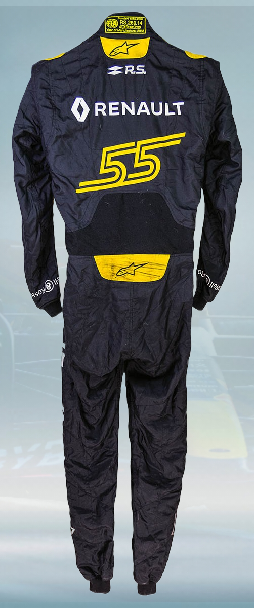 2018 Carlos Sainz Race Renault F1 Suit