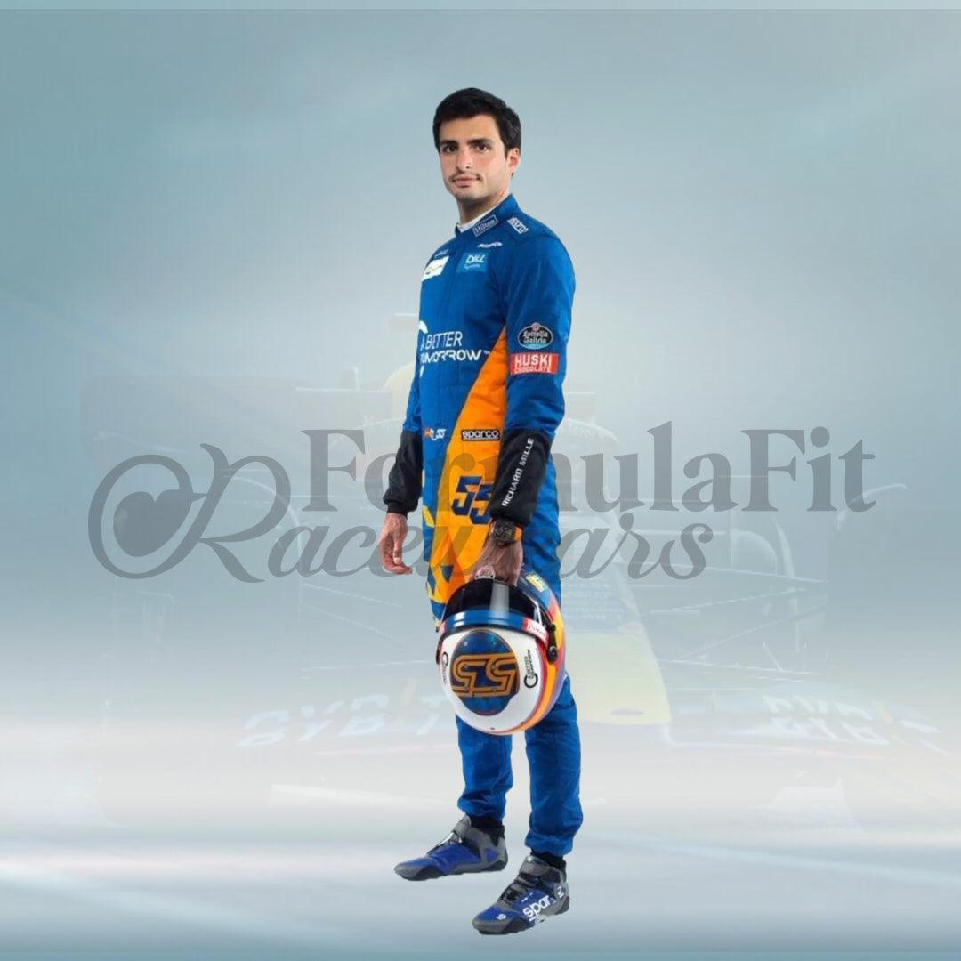 Carlos Sainz F1 Team Mclaren 2019 Racing Suit - FormulaFit Raceweras