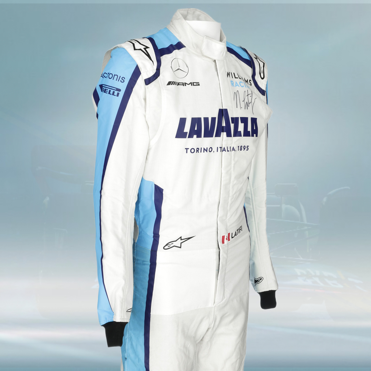 Capa Racing Nicholas 2020 Nicholas Latifi Race Williams F1 Suit – FormulaFit Raceweras