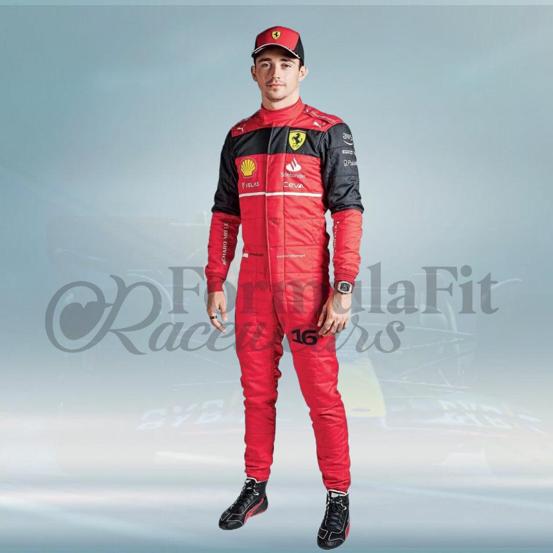 2022 New Charles Leclerc Formula 1 Team Race Suit - FormulaFit Raceweras