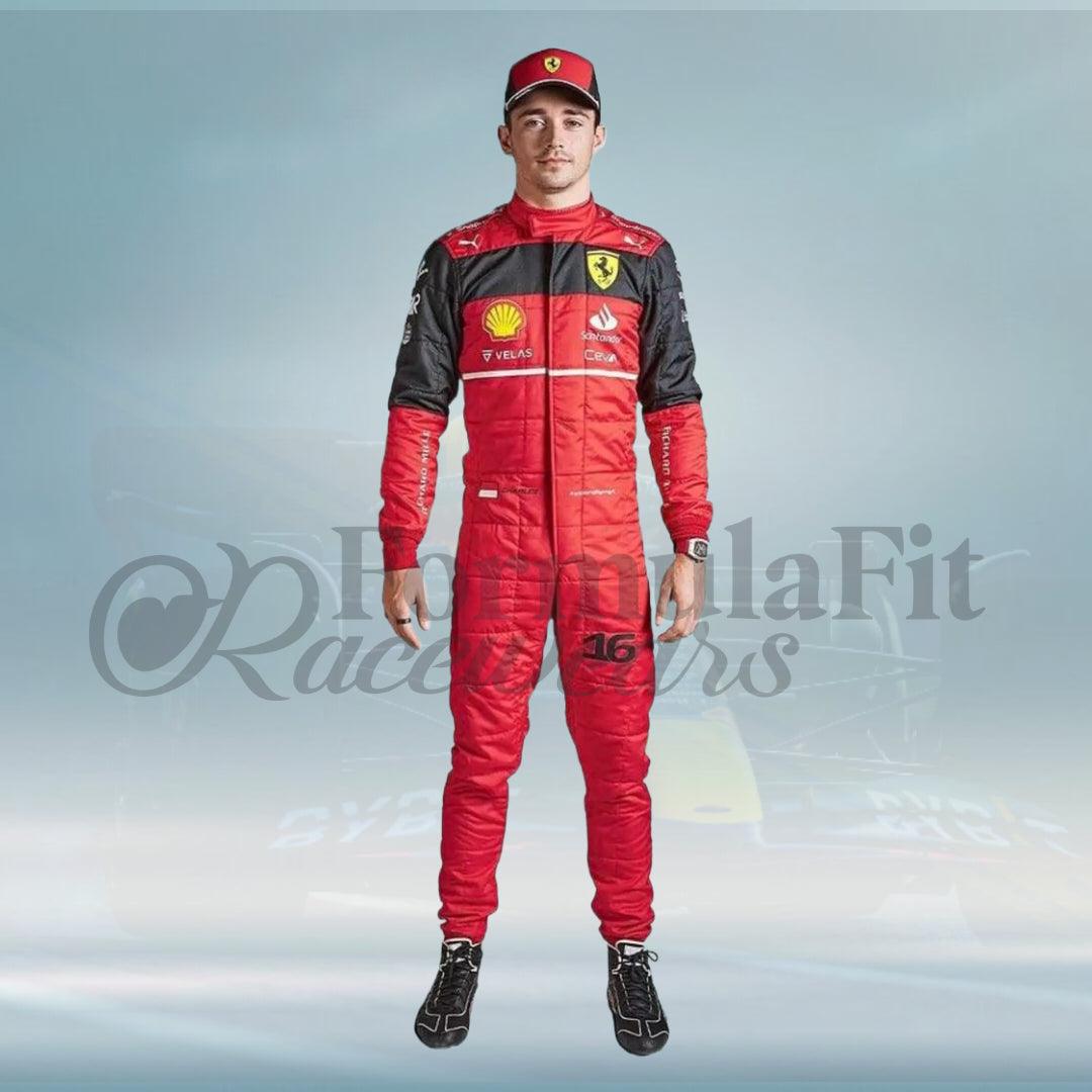 2022 New Charles Leclerc Formula 1 Team Race Suit - FormulaFit Raceweras