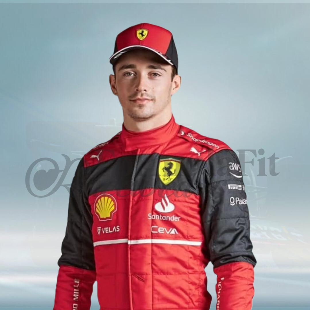 2022 New Charles Leclerc Formula 1 Team Race Suit - FormulaFit Raceweras