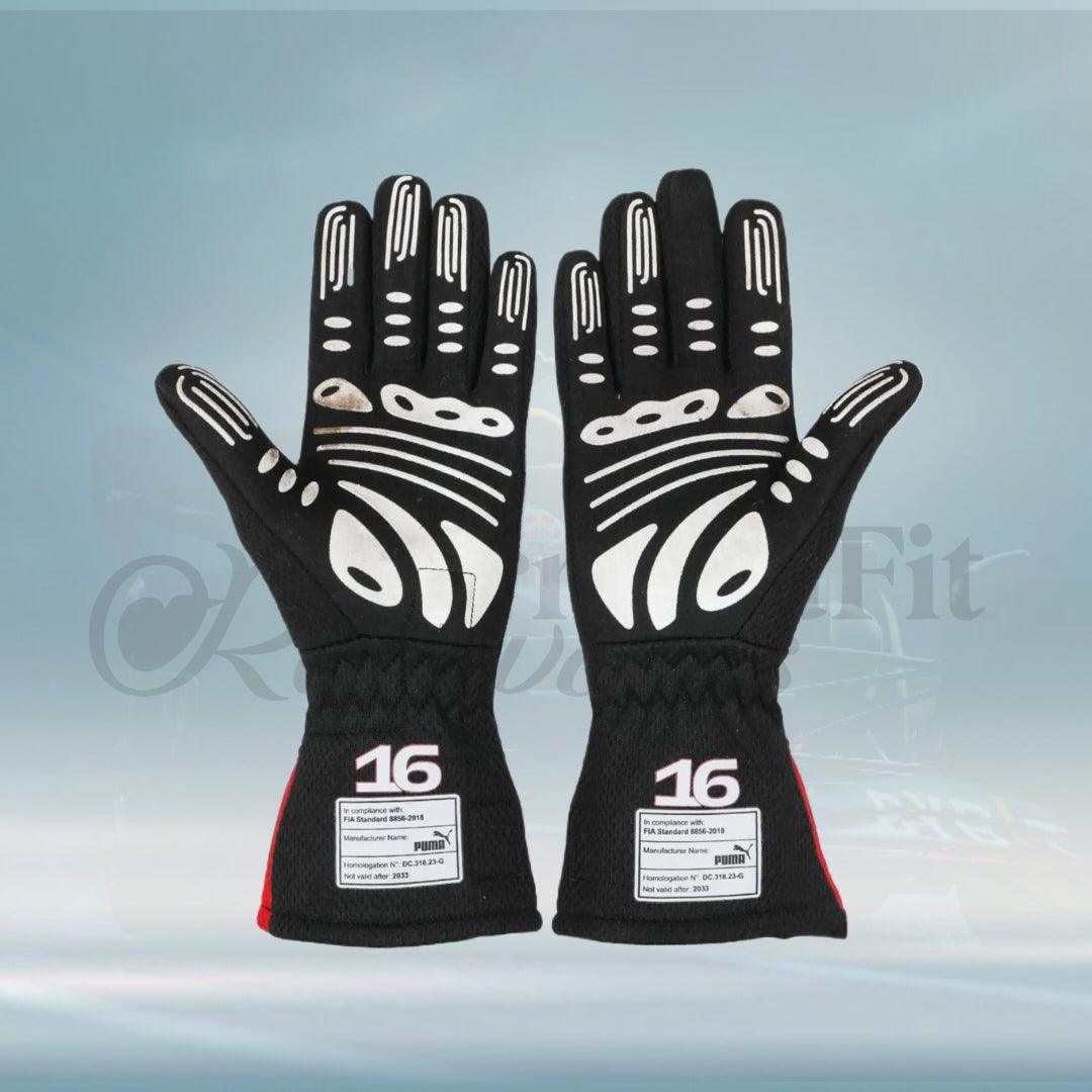 2023 Charles Leclerc Race Scuderia Ferrari F1 Gloves - FormulaFit Raceweras