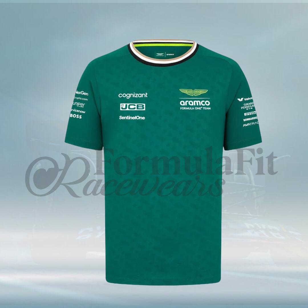 2024 Fernando Alonso Driver Aston Martin F1 Team T-shirt - FormulaFit Raceweras