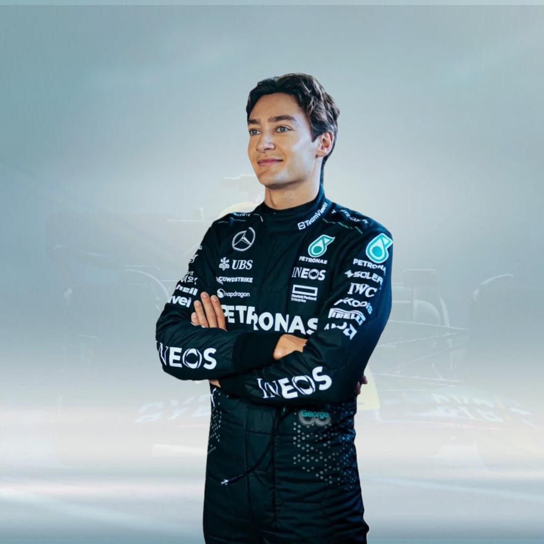 2024 George Russell Mercedes AMG F1 Team Race Suit - FormulaFit Raceweras