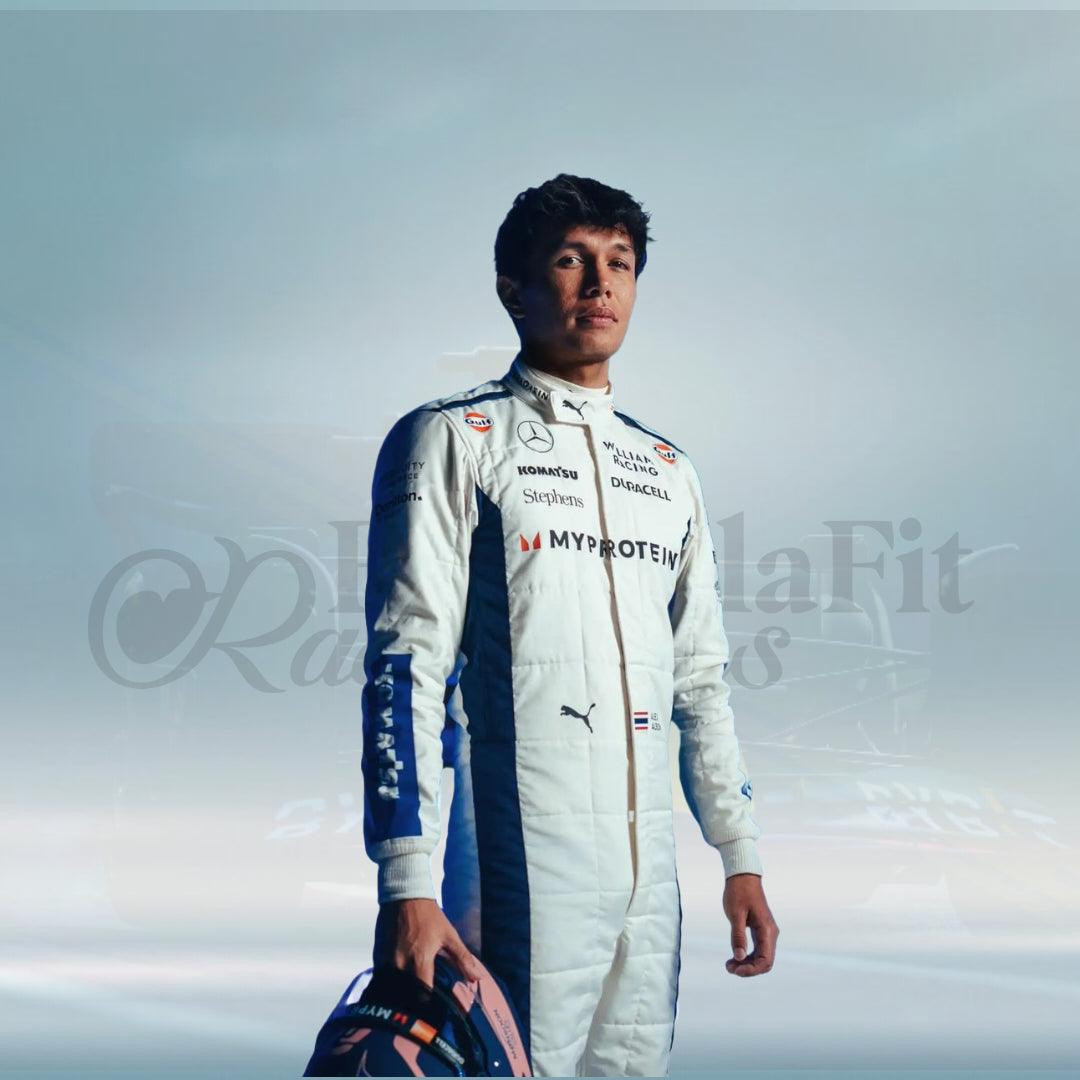 2024 New Alexander Albon F1 Team Williams Racing Racing Suit - FormulaFit Raceweras