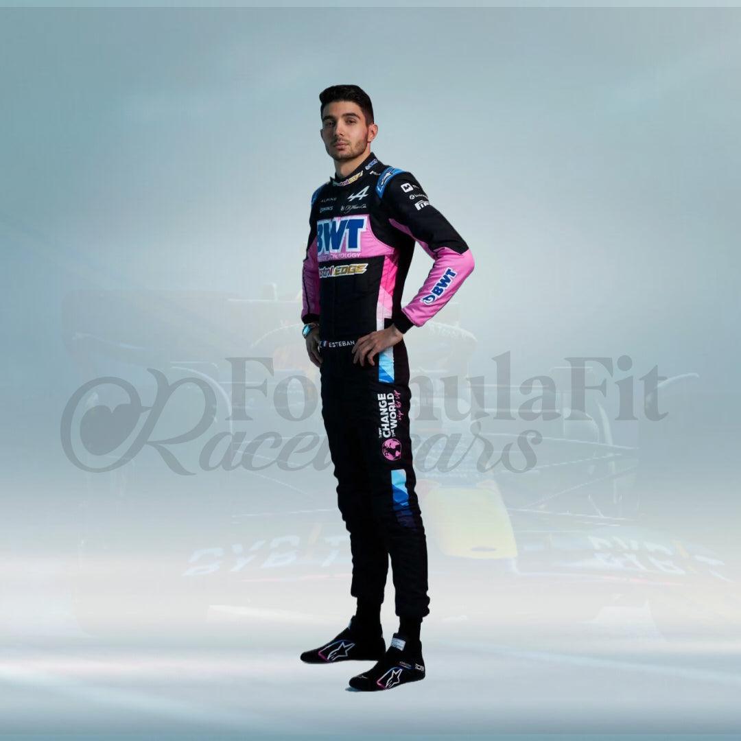 Esteban Ocon 2024 BWT F1 Team Alpine Racing Suit - FormulaFit Raceweras
