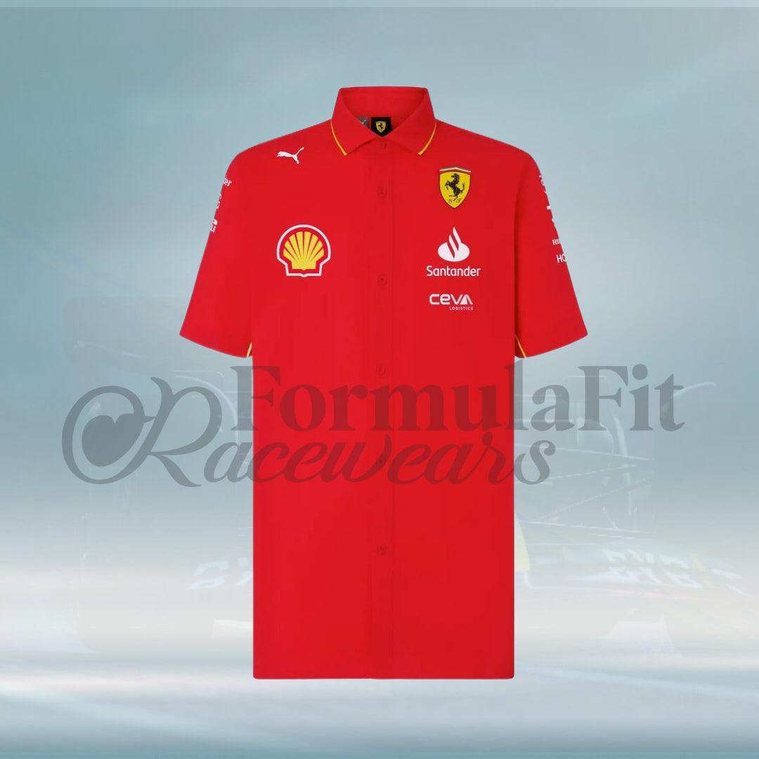 2024 Scuderia Ferrari Team Shirt - FormulaFit Raceweras