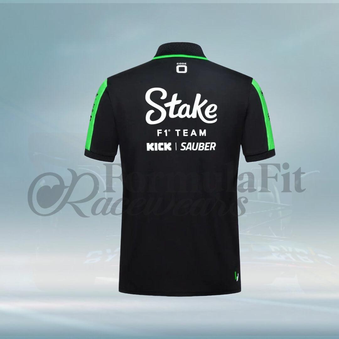 2024 Stake F1 Team Kick Sauber Polo Shirt - FormulaFit Raceweras