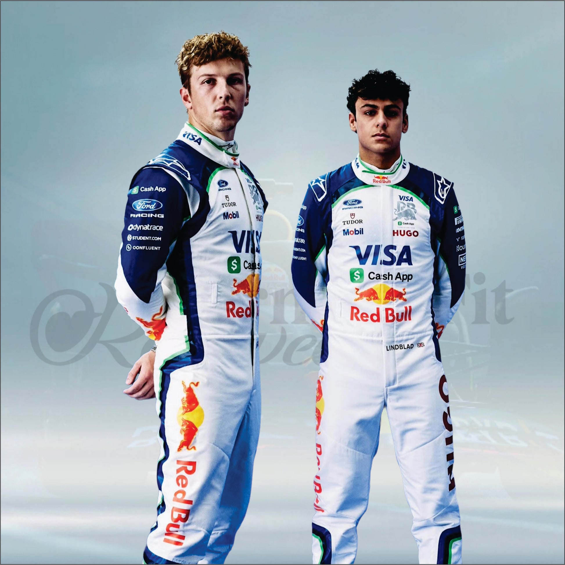 Liam Lawson 2026 Visa Cash App F1 Racing Suit
