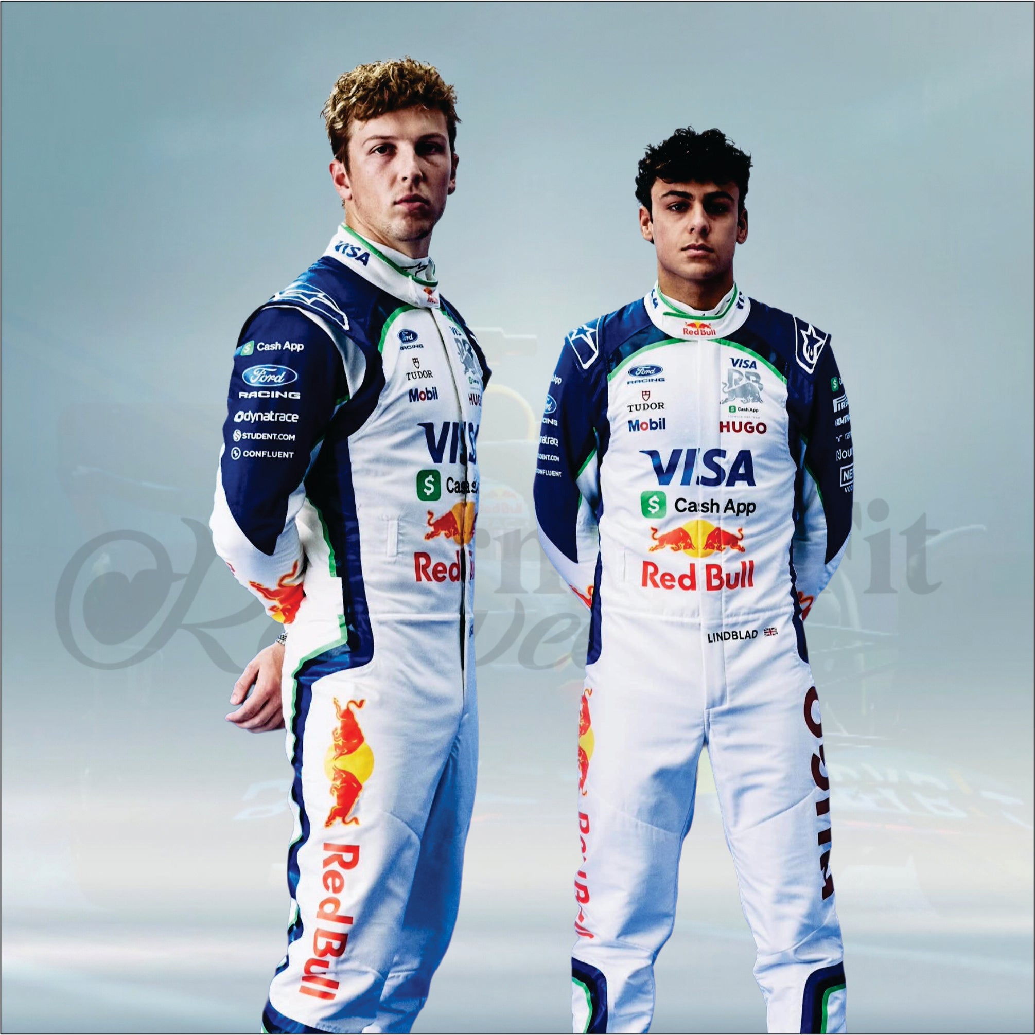 Liam Lawson 2026 Visa Cash App F1 Racing Suit