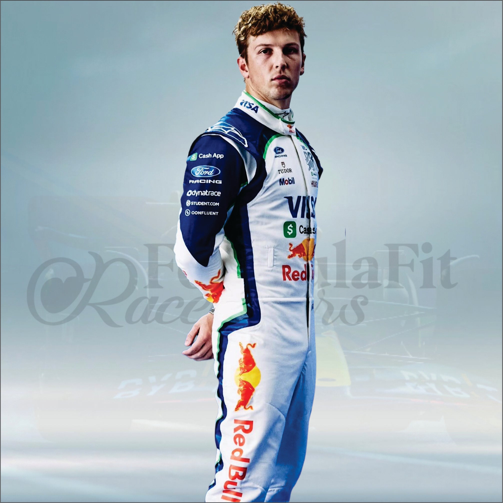 Liam Lawson 2026 Visa Cash App F1 Racing Suit