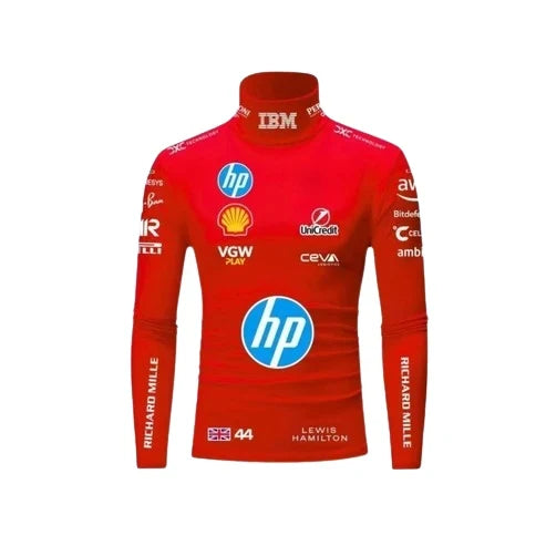F1 Performance Base Layer Shirt Lewis Hamilton-Red Colour