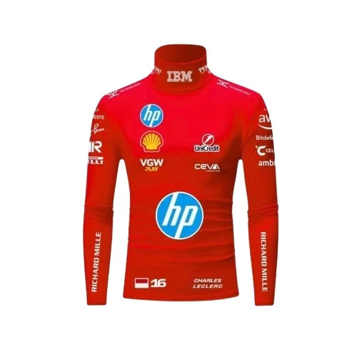 F1 Performance Base Layer Shirt Charles Leclerc-Red Colour