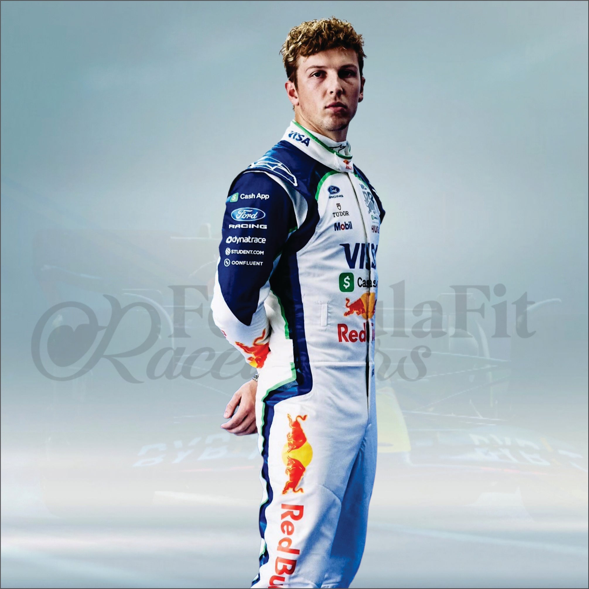 Liam Lawson 2026 Visa Cash App F1 Racing Suit