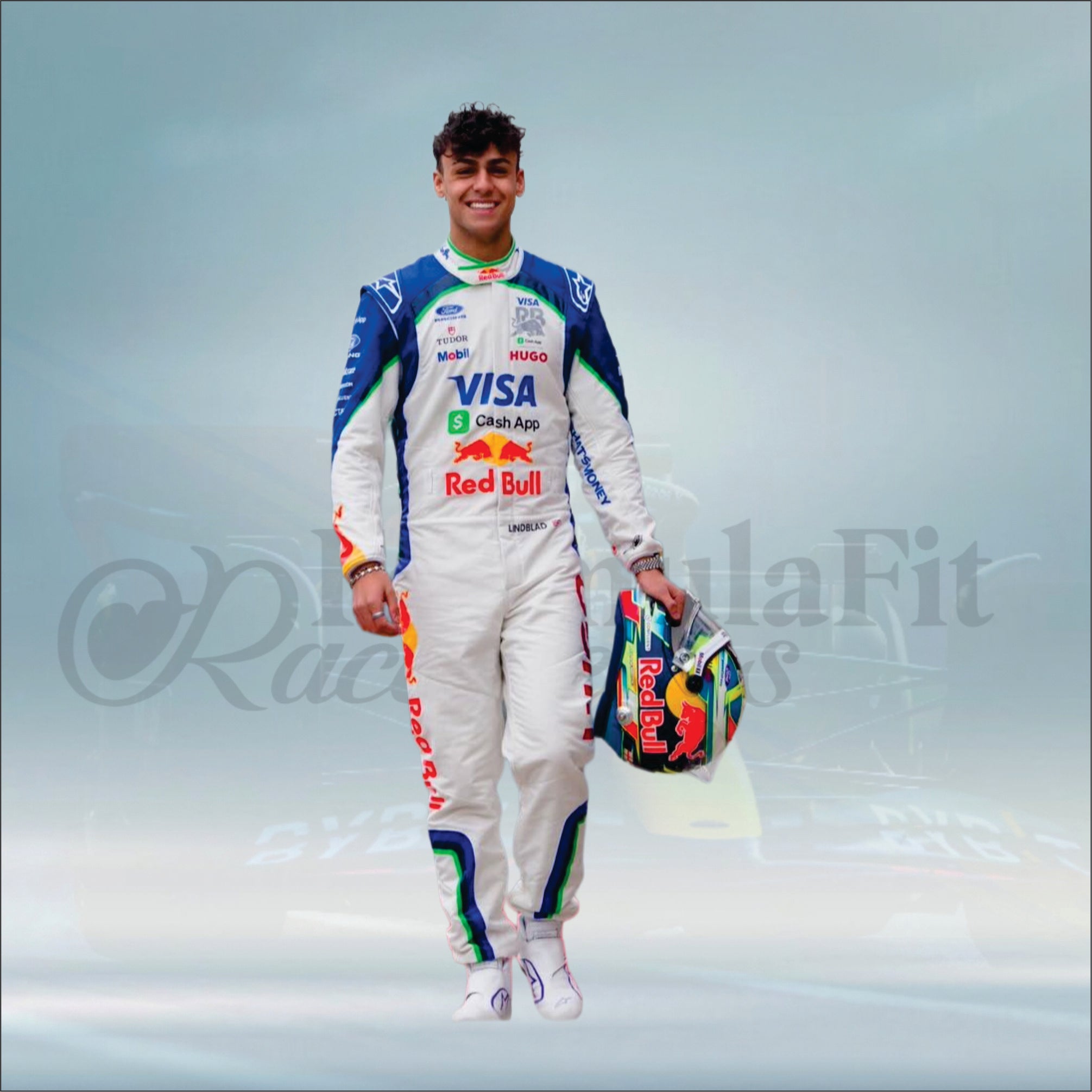 Arvid Lindblad 2026 Visa Cash App F1 Racing Suit