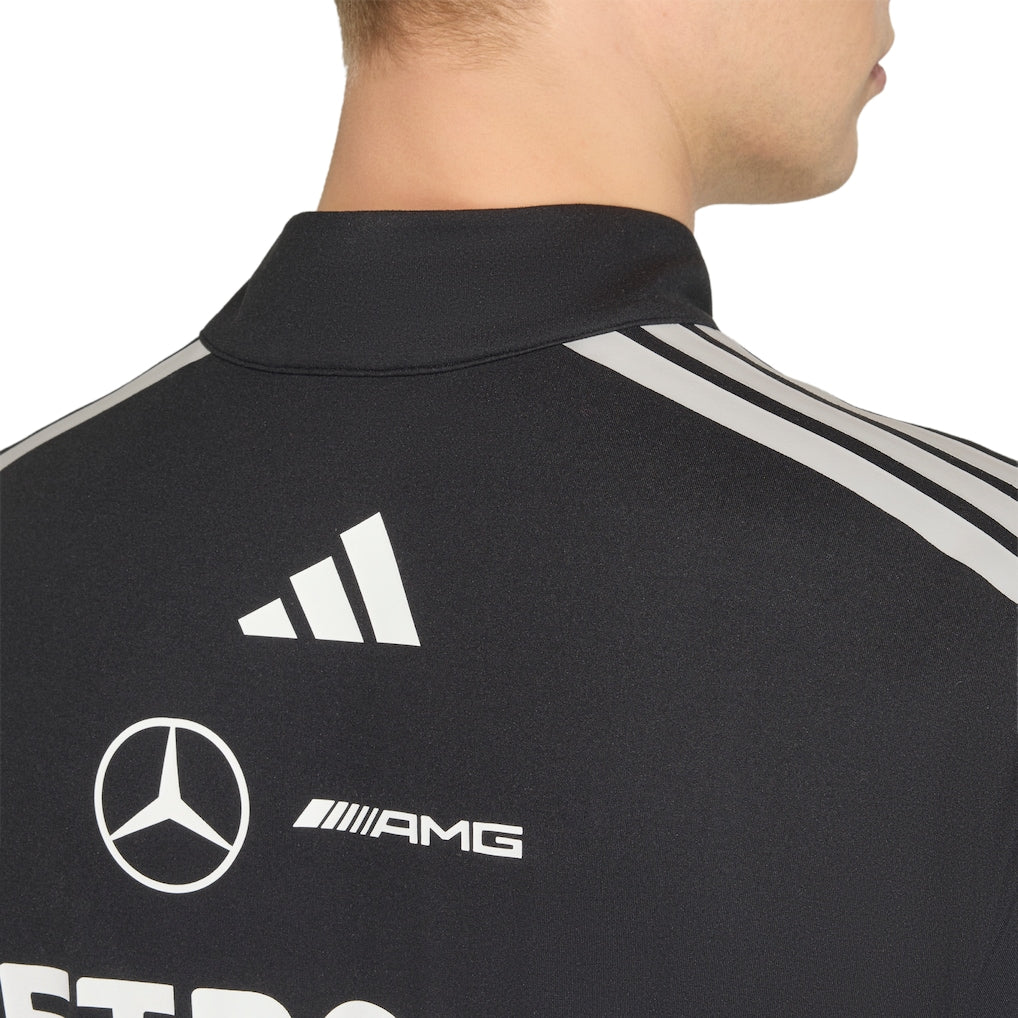 Mercedes AMG Petronas adidas F1 2026 Team 1/4 Zip Sweat - Black