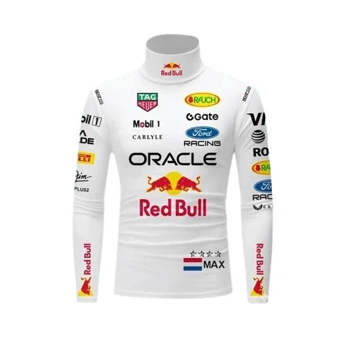 F1 Performance Base Layer Shirt Max Verstappen-White Colour