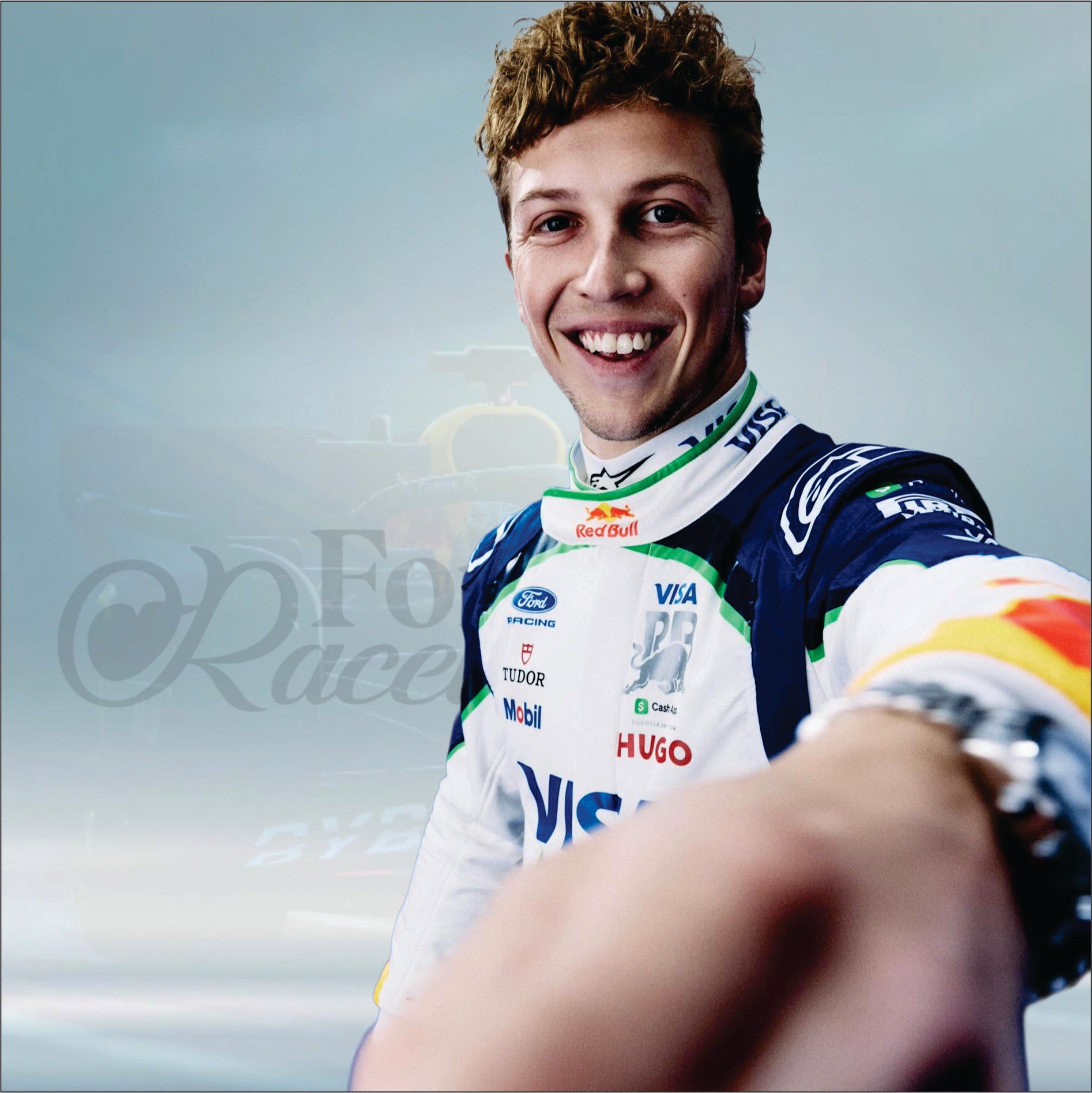 Liam Lawson 2026 Visa Cash App F1 Racing Suit