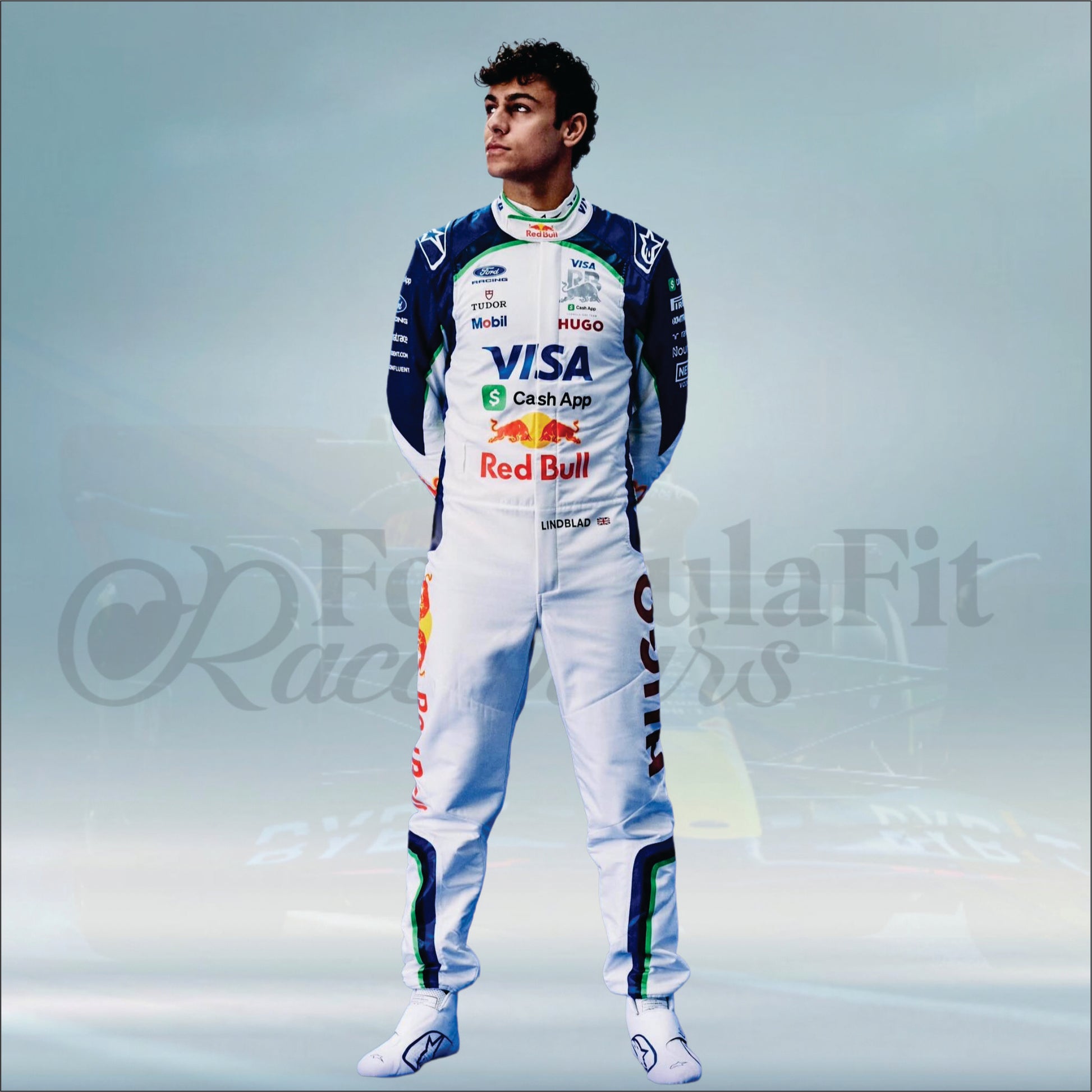 Arvid Lindblad 2026 Visa Cash App F1 Racing Suit