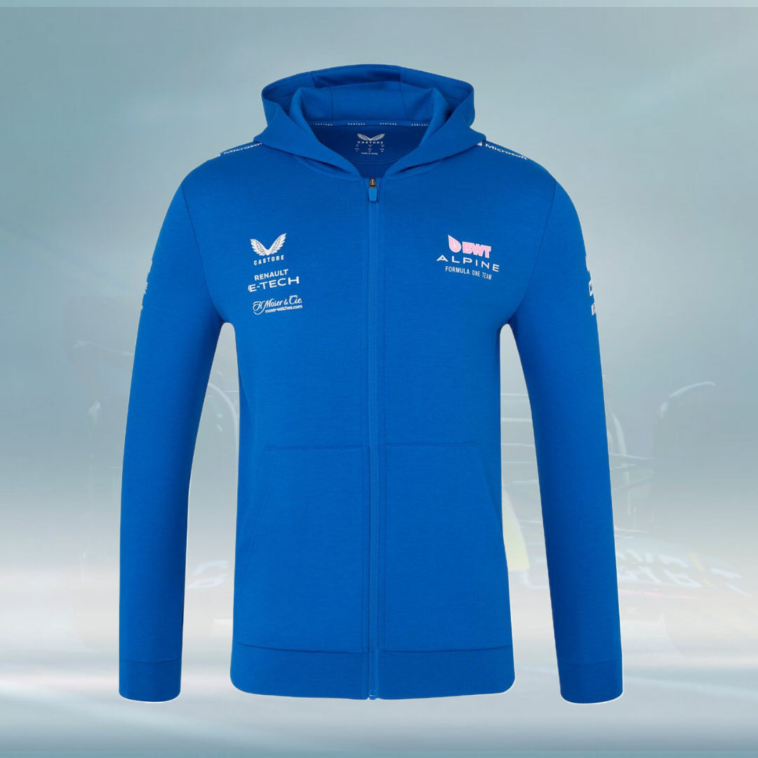 Alpine F1 Team 2025 Full Zip Hoodie – FormulaFit Raceweras