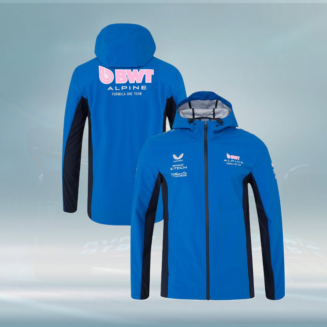 Alpine F1 Team 2025 Water Resistant Jacket – FormulaFit Raceweras