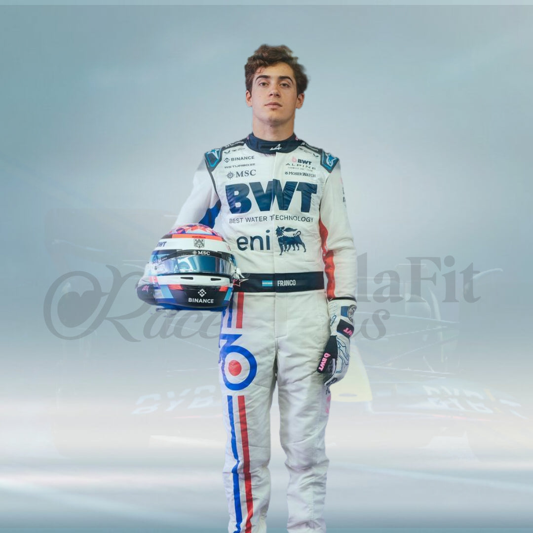 2025 franco colapinto spanish GP Alpine Team F1 Race Suit
