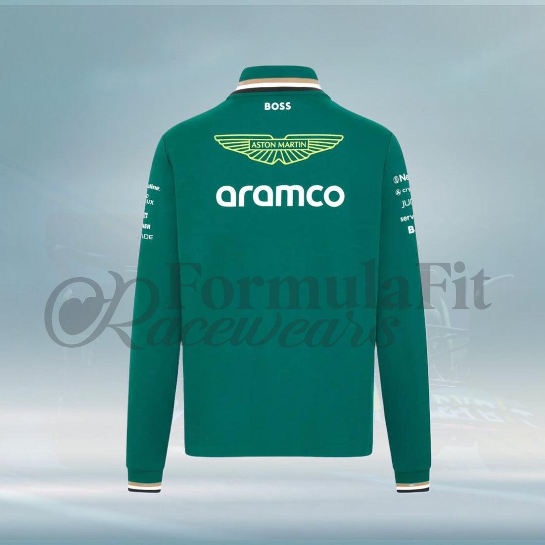 Aston Martin 2024 F1 Team Zip Sweater - FormulaFit Raceweras