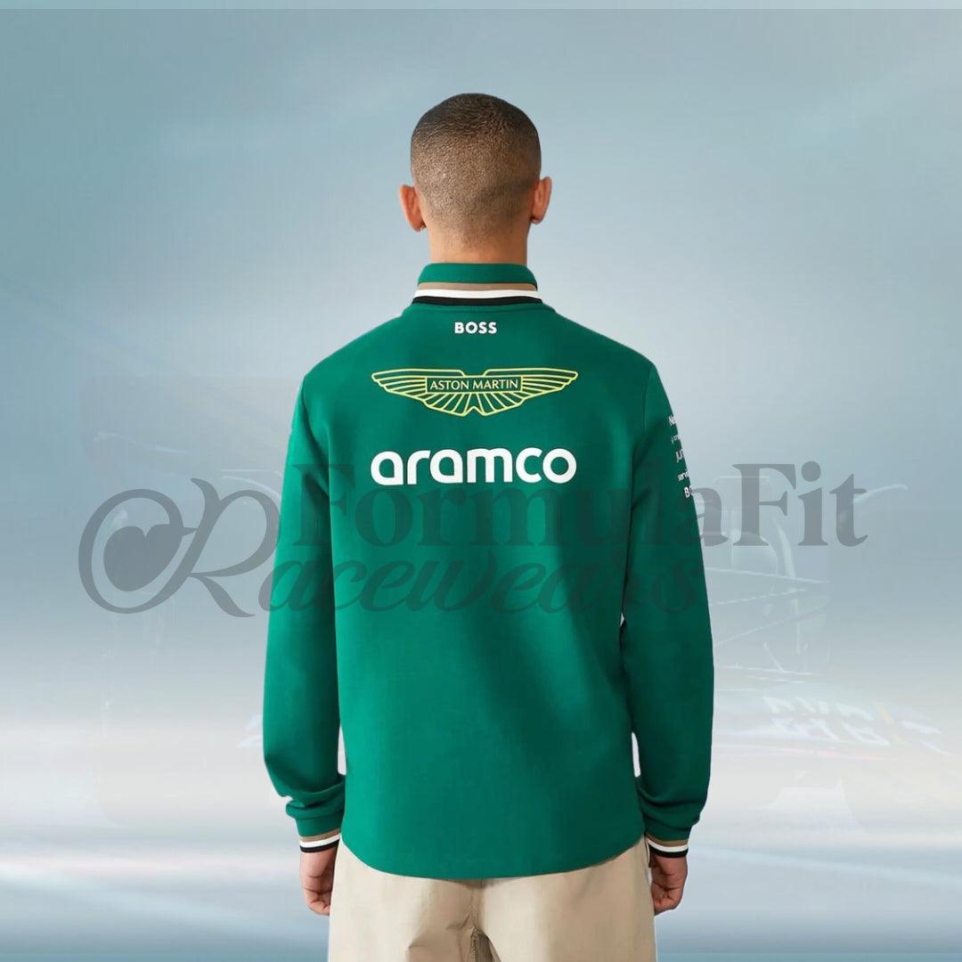 Aston Martin 2024 F1 Team Zip Sweater - FormulaFit Raceweras