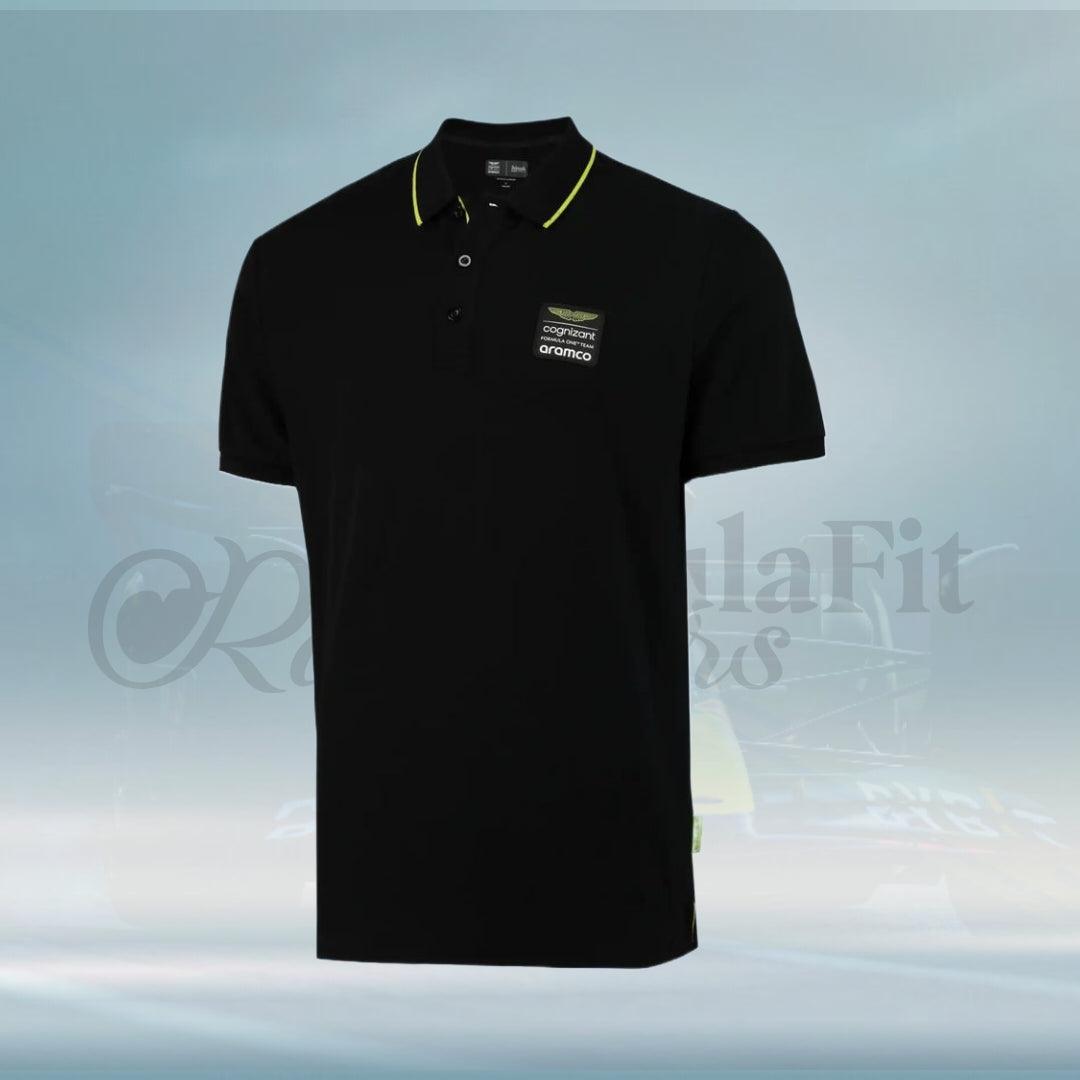 Aston Martin Aramco Cognizant F1 Lifestyle Polo Shirt - FormulaFit Raceweras
