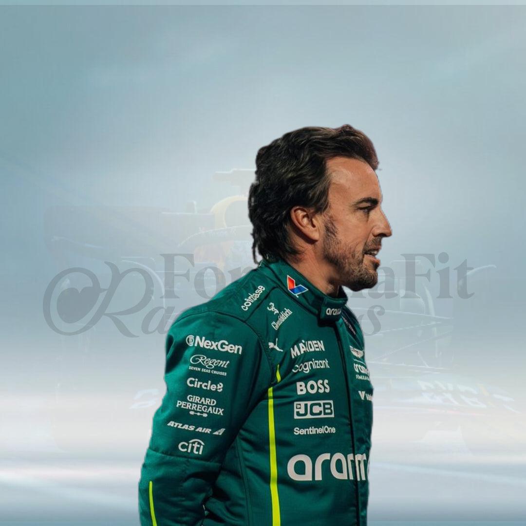 2024 Fernando Alonso Aston Martin F1 Racing Suit - FormulaFit Raceweras