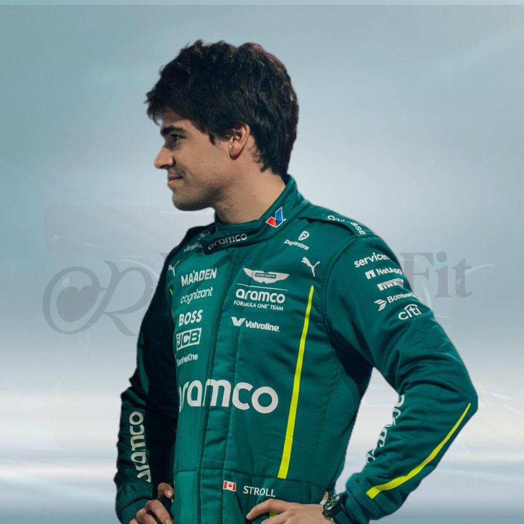 2025 Lance Stroll Aston Martin Aramco F1 Race Suit - FormulaFit Raceweras
