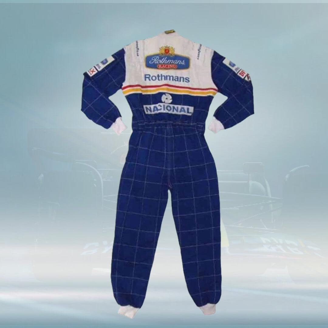 Ayrton Senna 1994 racing suit Embroidery / Team Williams F1 Rothmans