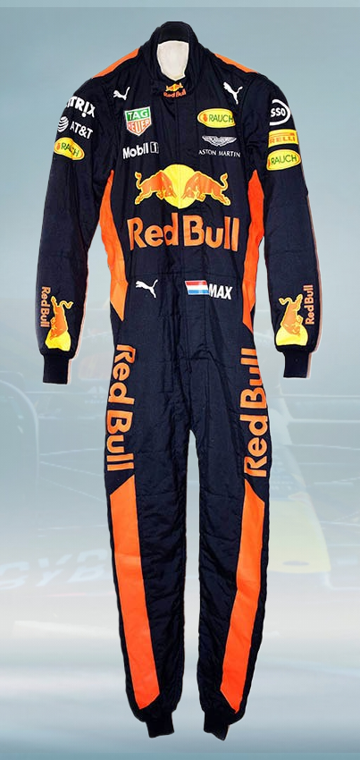 2017 Max Verstappen Race Worn Red Bull F1 Suit