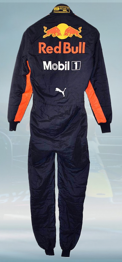 2017 Max Verstappen Race Worn Red Bull F1 Suit