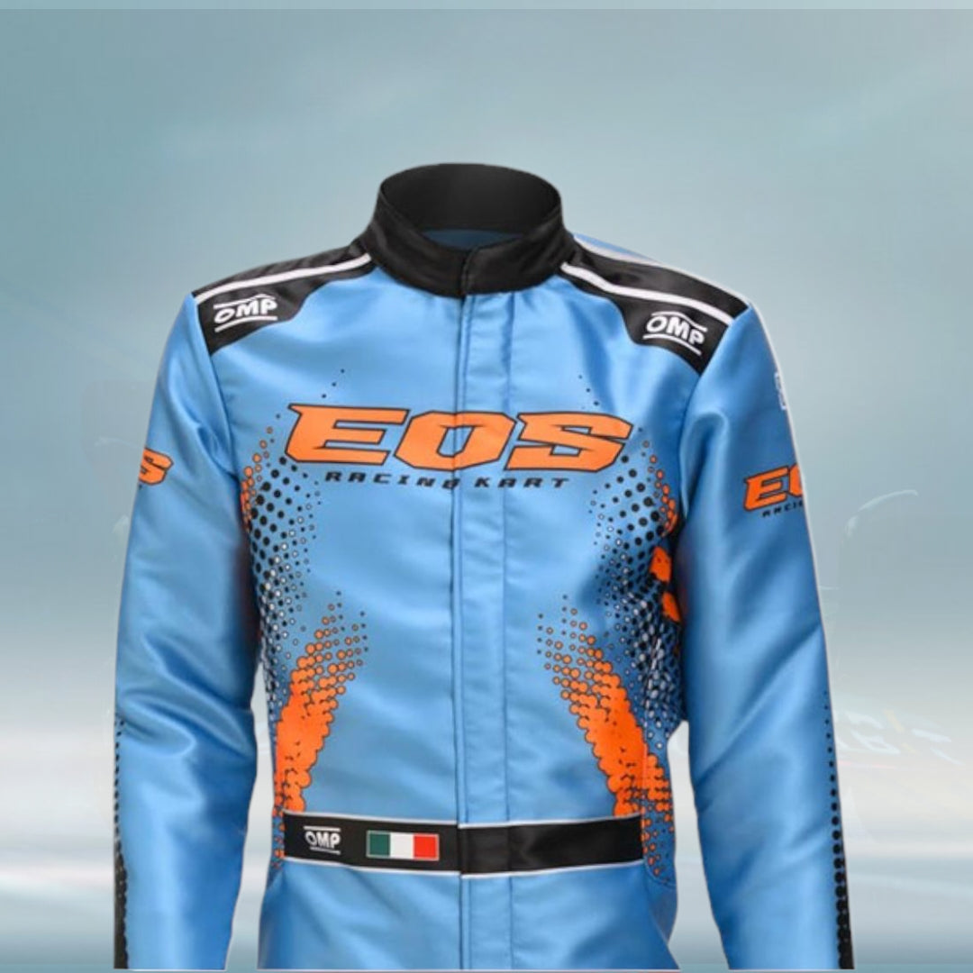 EOS 2025 OMP Overall Go Kart Racing Sublimation Printed Suit