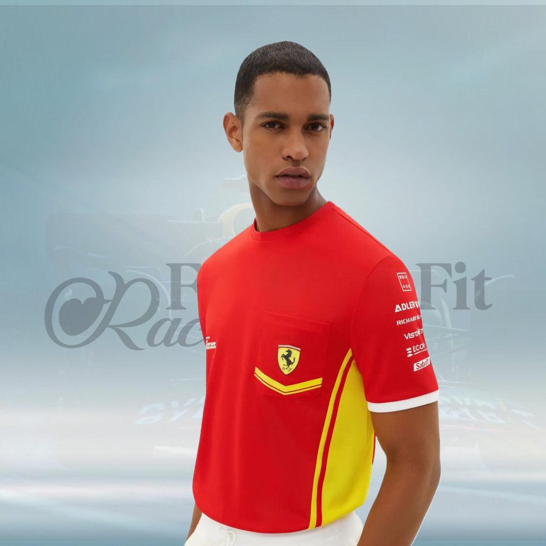Special Edition 2024 Ferrari Hypercar safety T-shirt - FormulaFit Raceweras