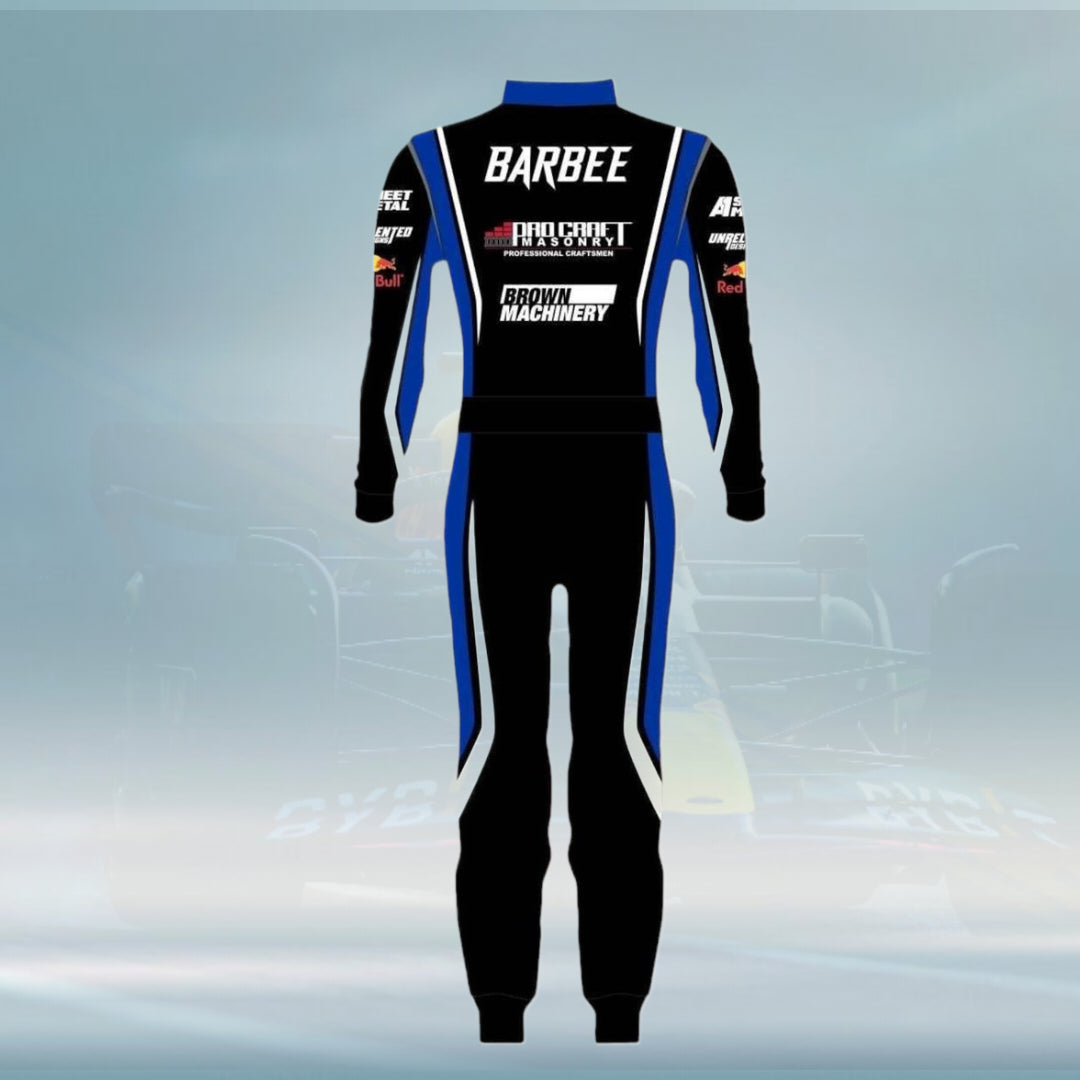 G.Barbee Customized Praga Go Kart Racing Suit