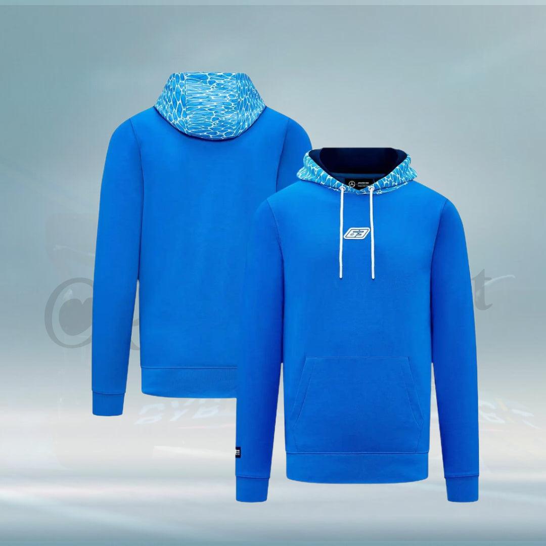 George Russell 2023 F1 Mercedes AMG Formula 1 Miami Special Edition Hoodie - FormulaFit Raceweras